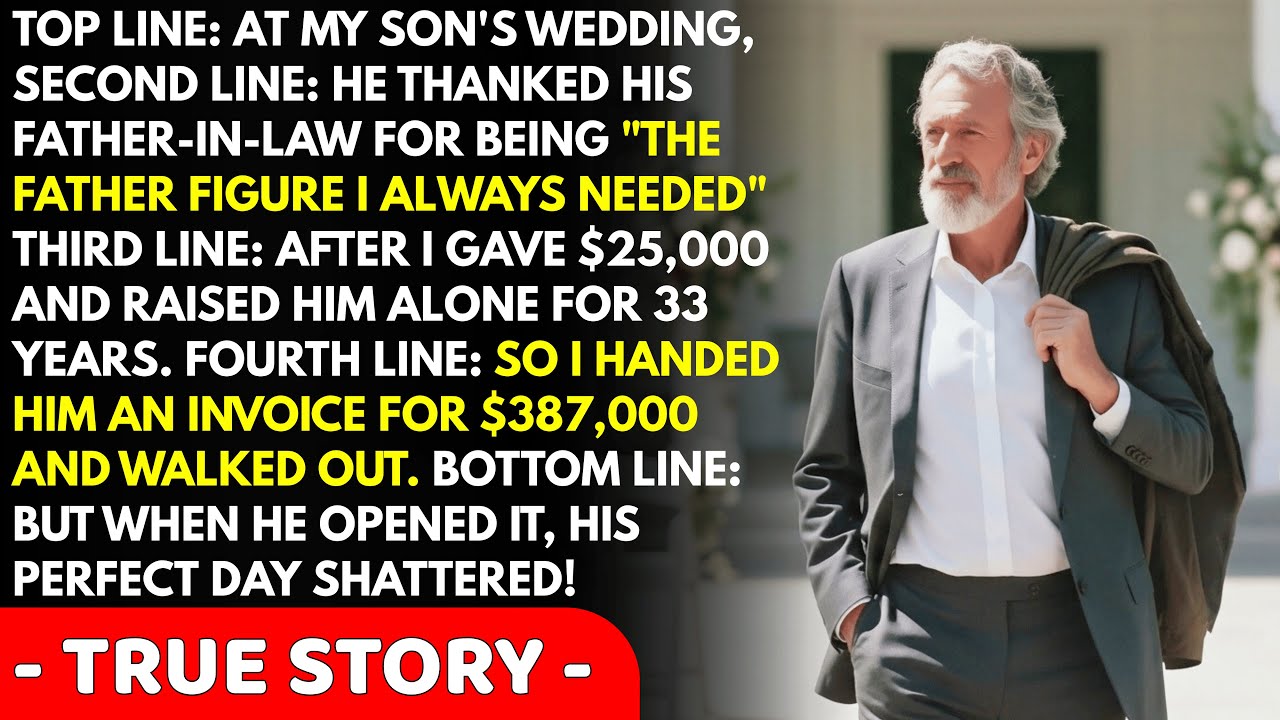 At My Son's Wedding, He Called His Father-In-Law 'The Father Figure I Always Needed.' So I...