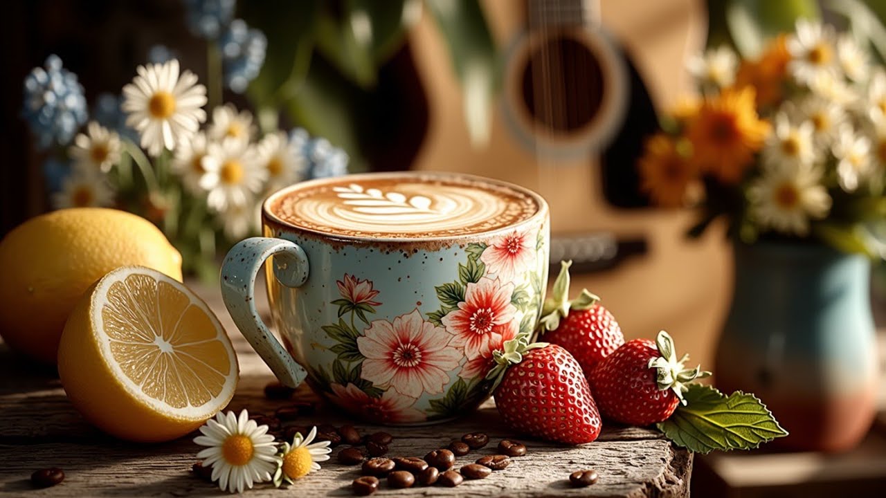 Relaxing Spring Jazz Vibes - Coffee Shop Ambience & Smooth Instrumental Music for Study