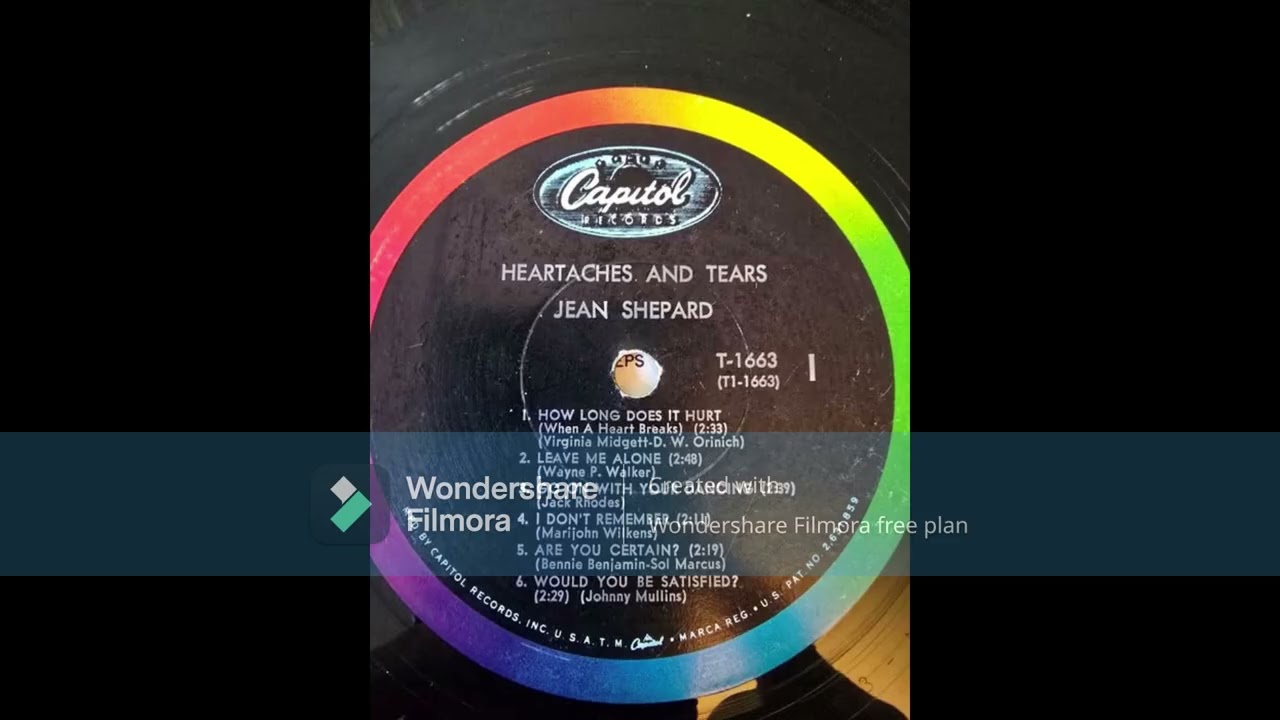 Jean Shepard ----- Go On With Your Dancing