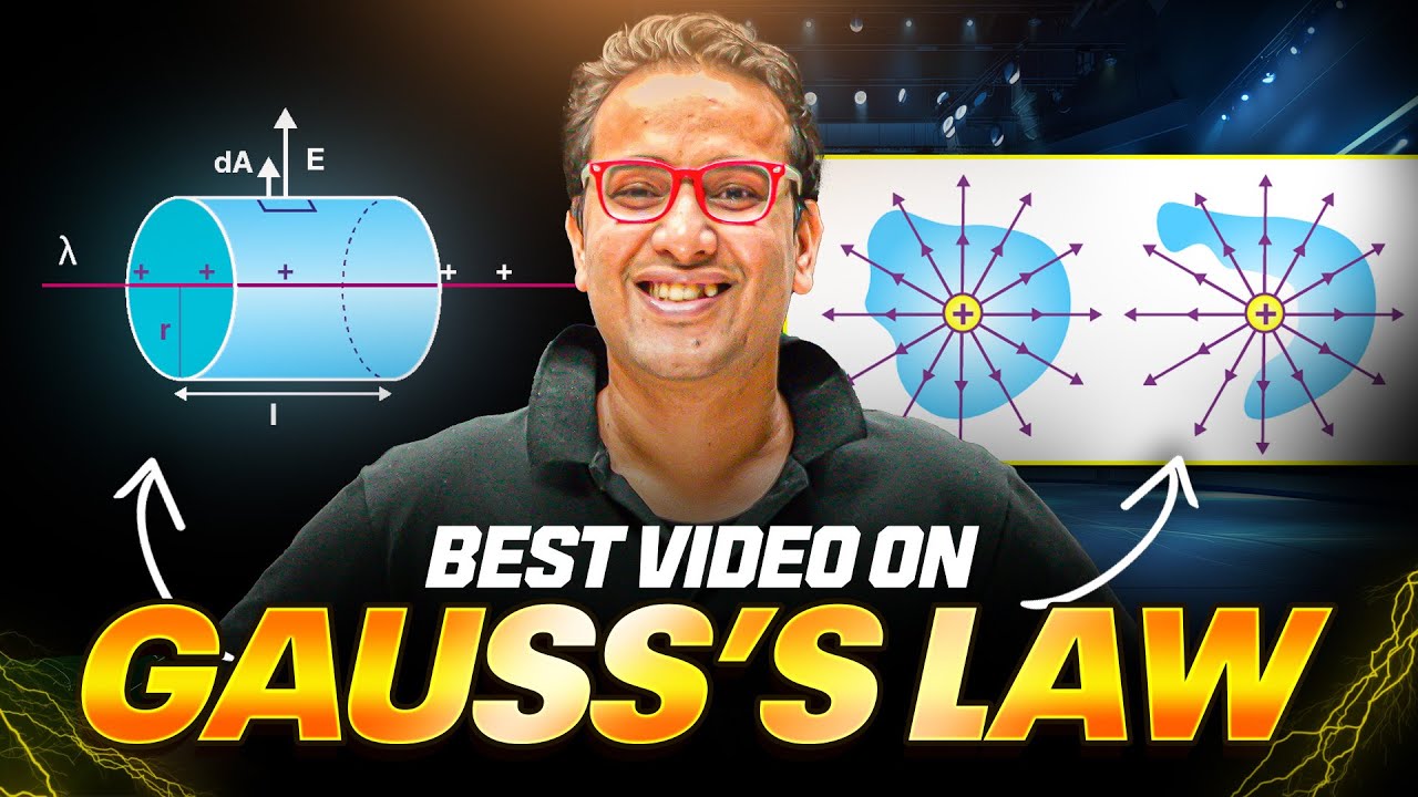 GAUSS'S LAW in 90 Minutes😱 | Complete One Shot With PYQ's⚡️| JEE Main & Advanced