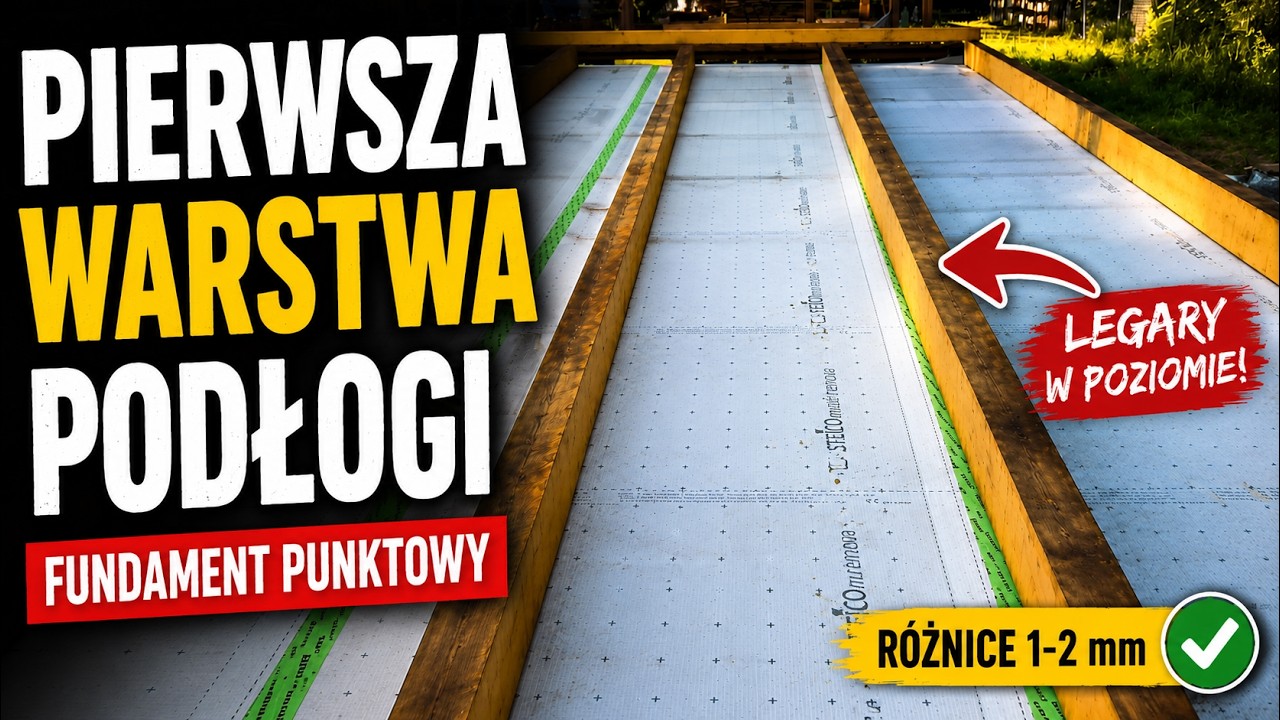 Dom Szkieletowy - Fundament punktowy drugie piętro #fundamentpunktowy