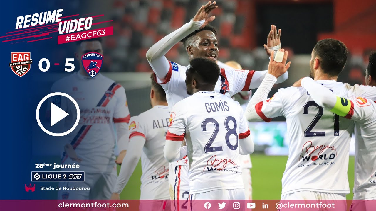 J28 | Guingamp - Clermont : le résumé vidéo (0-5)