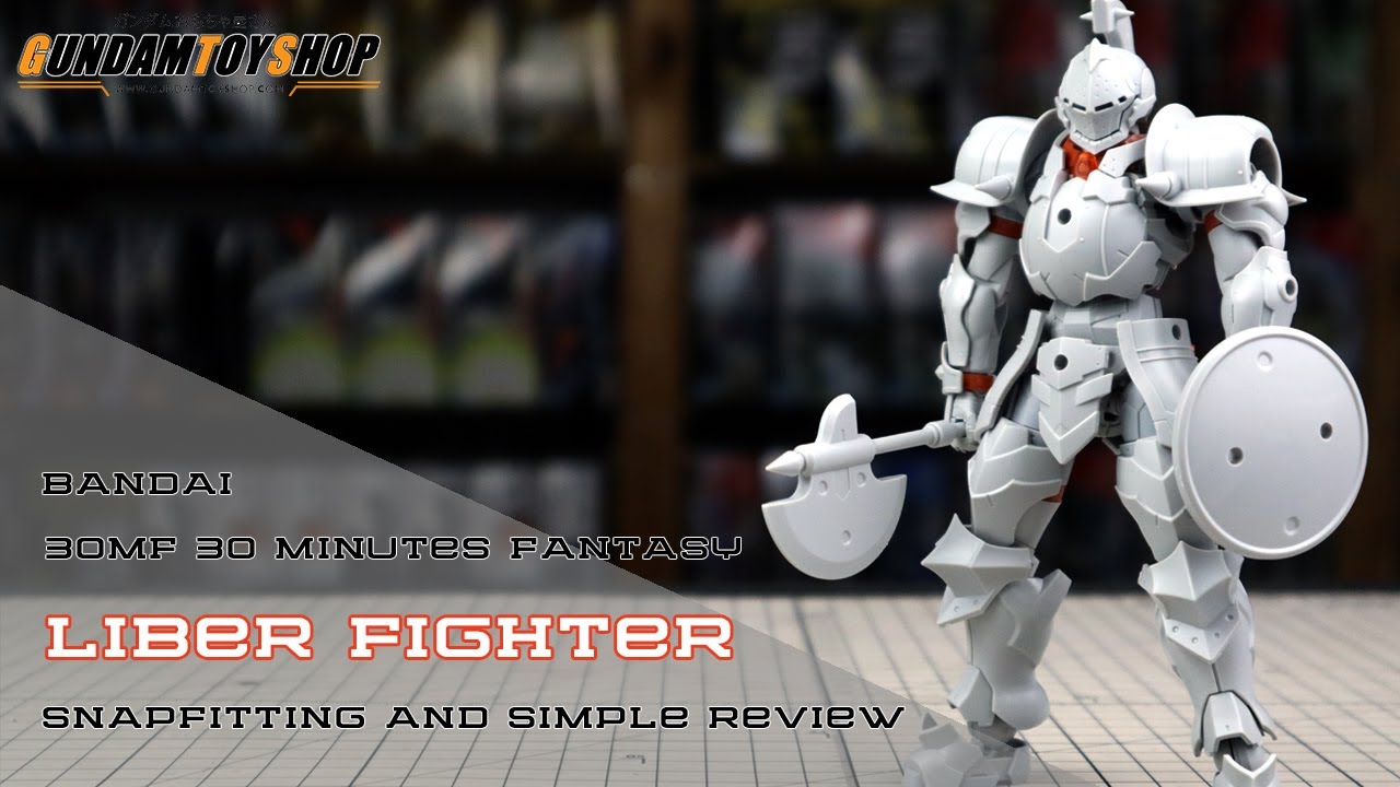 Bandai 30MF 30 Minutes Fantasy Liber Fighter Sample Build Snapfit and Simple Review
