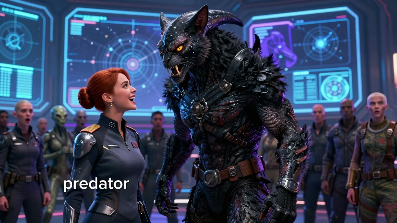 “The Alien Cat Growled at the Human Girl — She Growled Back, and the Entire Academy Went Silent”