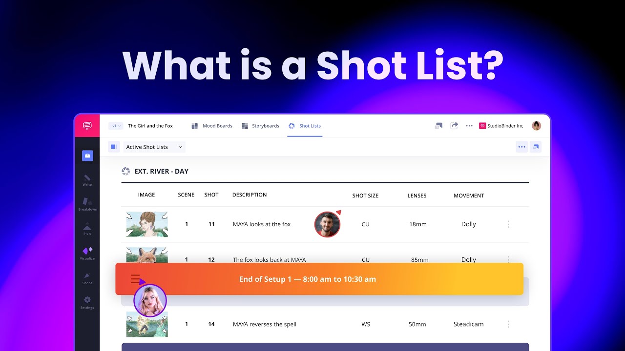 What is a Shot List? (and How to Make One)