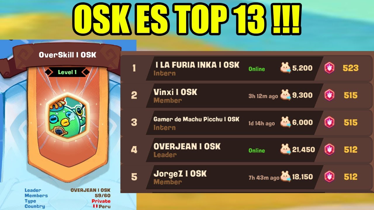 MI GUILD OSK QUEDÓ TOP 13 EN AXIE INFINITY CLASSIC !!!