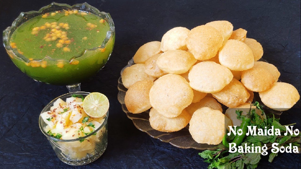 Pani Puri Recipe | No Maida,No Baking Soda |Golgappa | Puchka