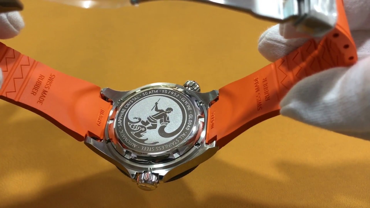 Glycine Aquarius 50 atmos Swiss Made Diver Automatic Watch