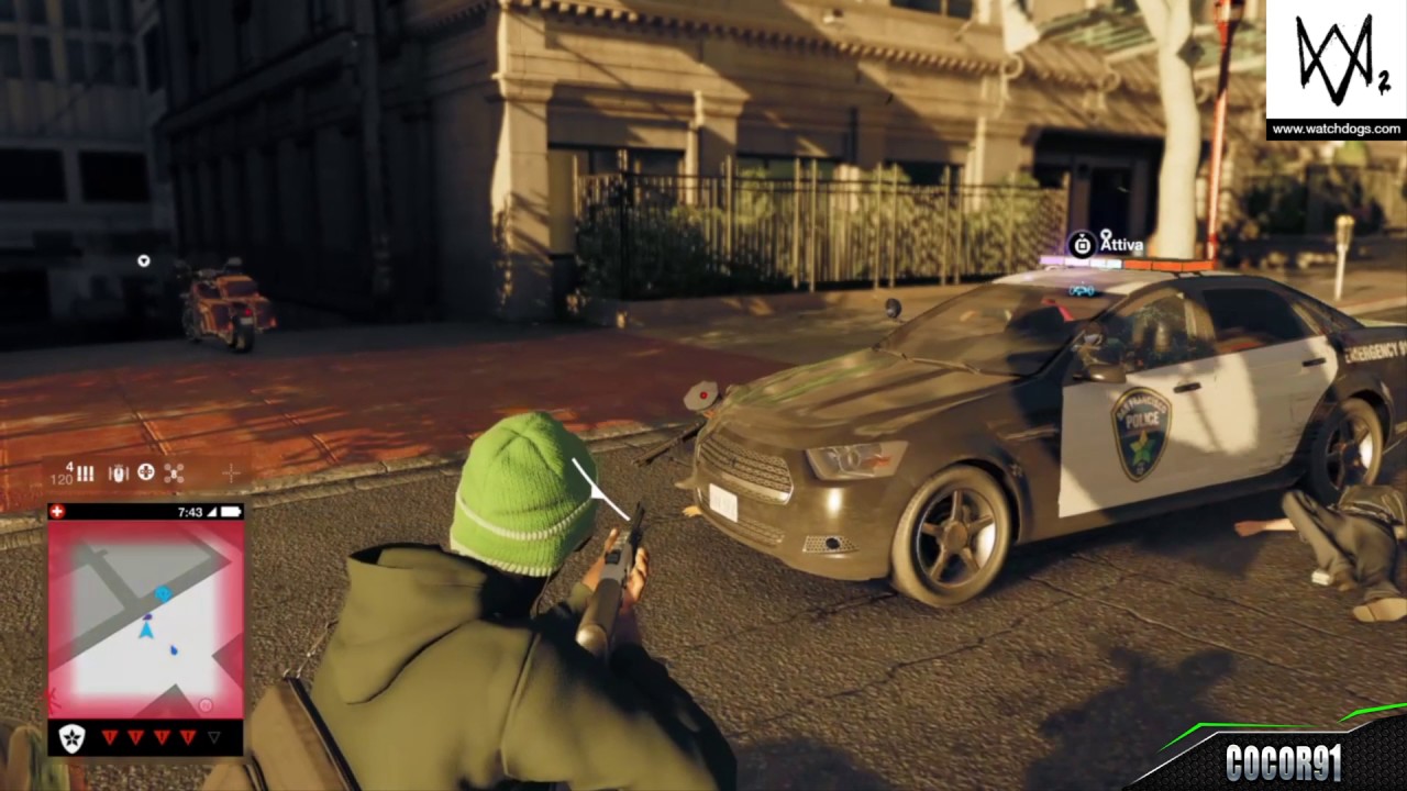 🏆Watch Dogs 2 Guida Trofeo Ricercato Divincolato (Come fuggire da reato livello 5 ) | cocor91