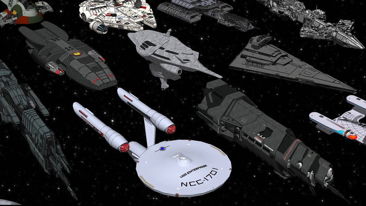 Fastest Spaceship in the Universe Speed Comparison 3D