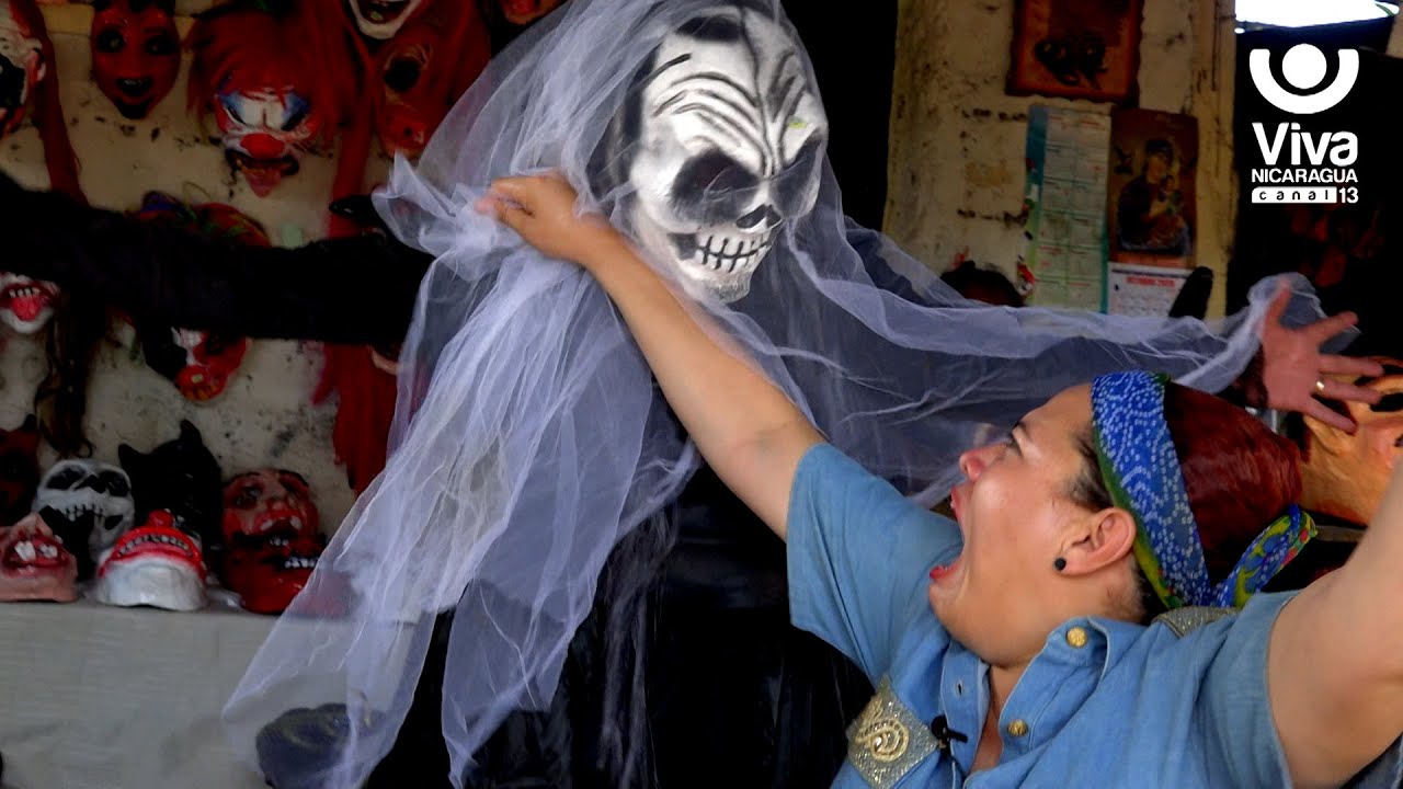 En Masaya hacen las terroríficas máscaras de los Agüizotes