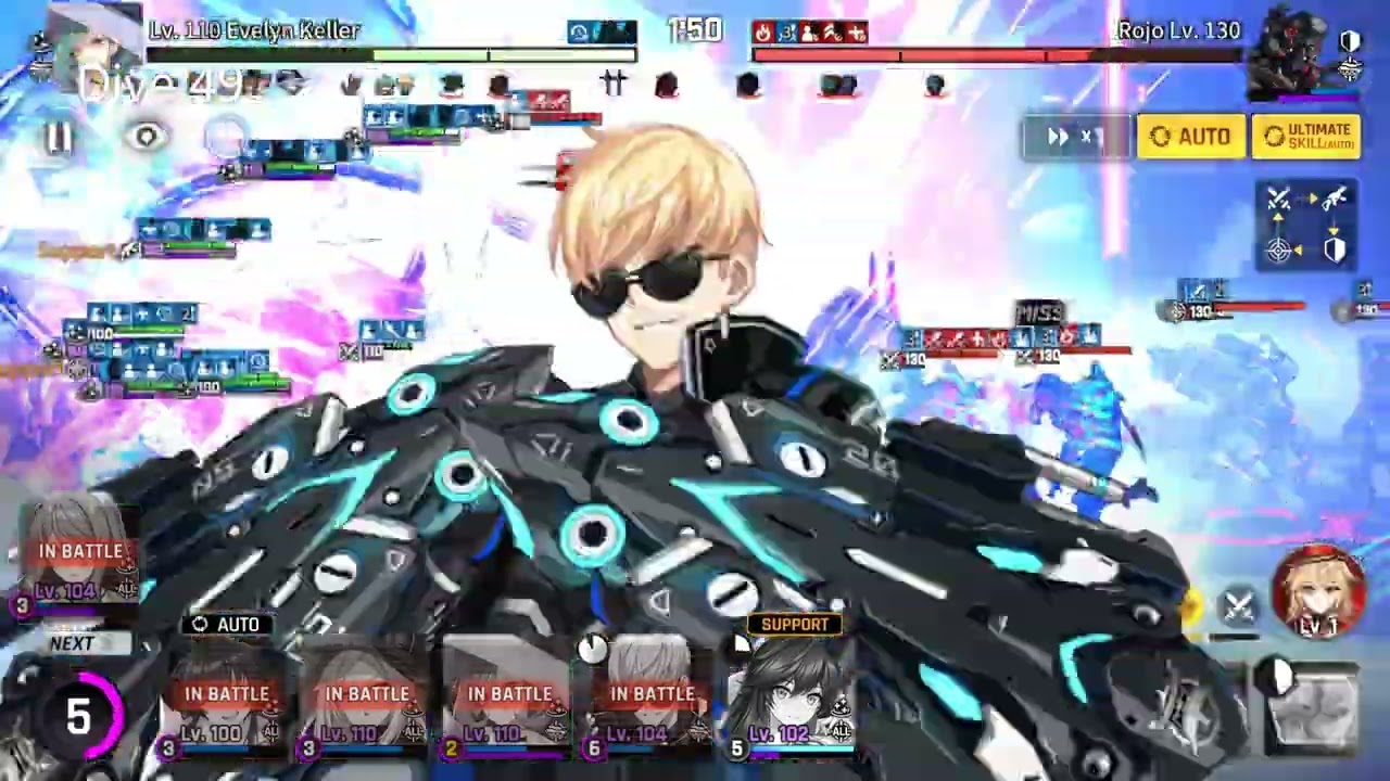 Counter:Side Global - Dive 46-50 Boss Marathon