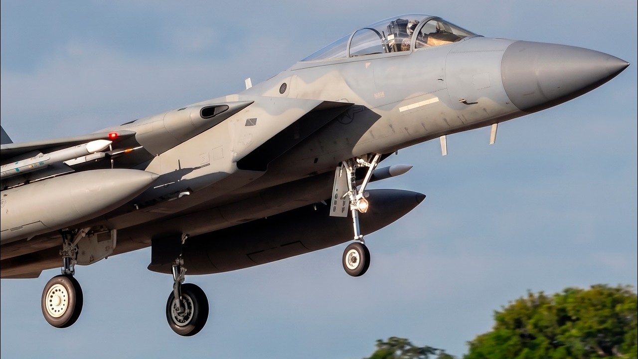 Epic Meet! F-39E Gripen, F-15 Eagle, AMX and F-16 Landings