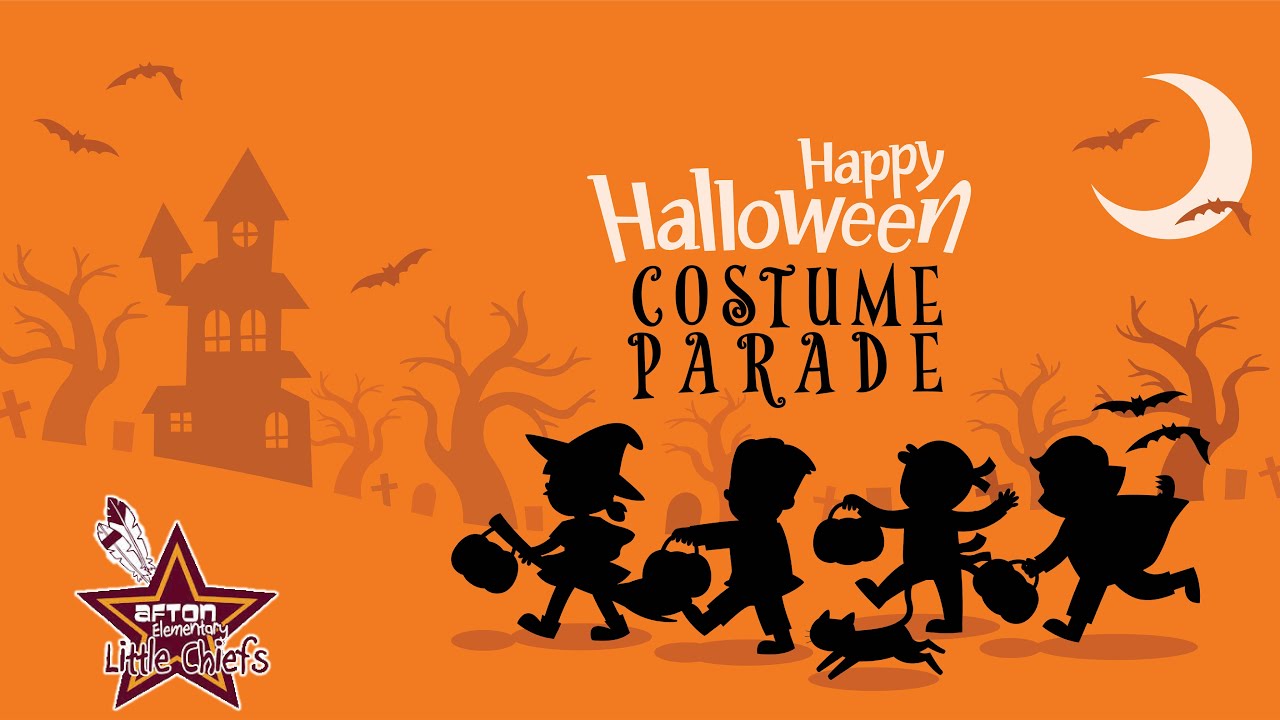 Afton Elementary Halloween Costume Parade 2025