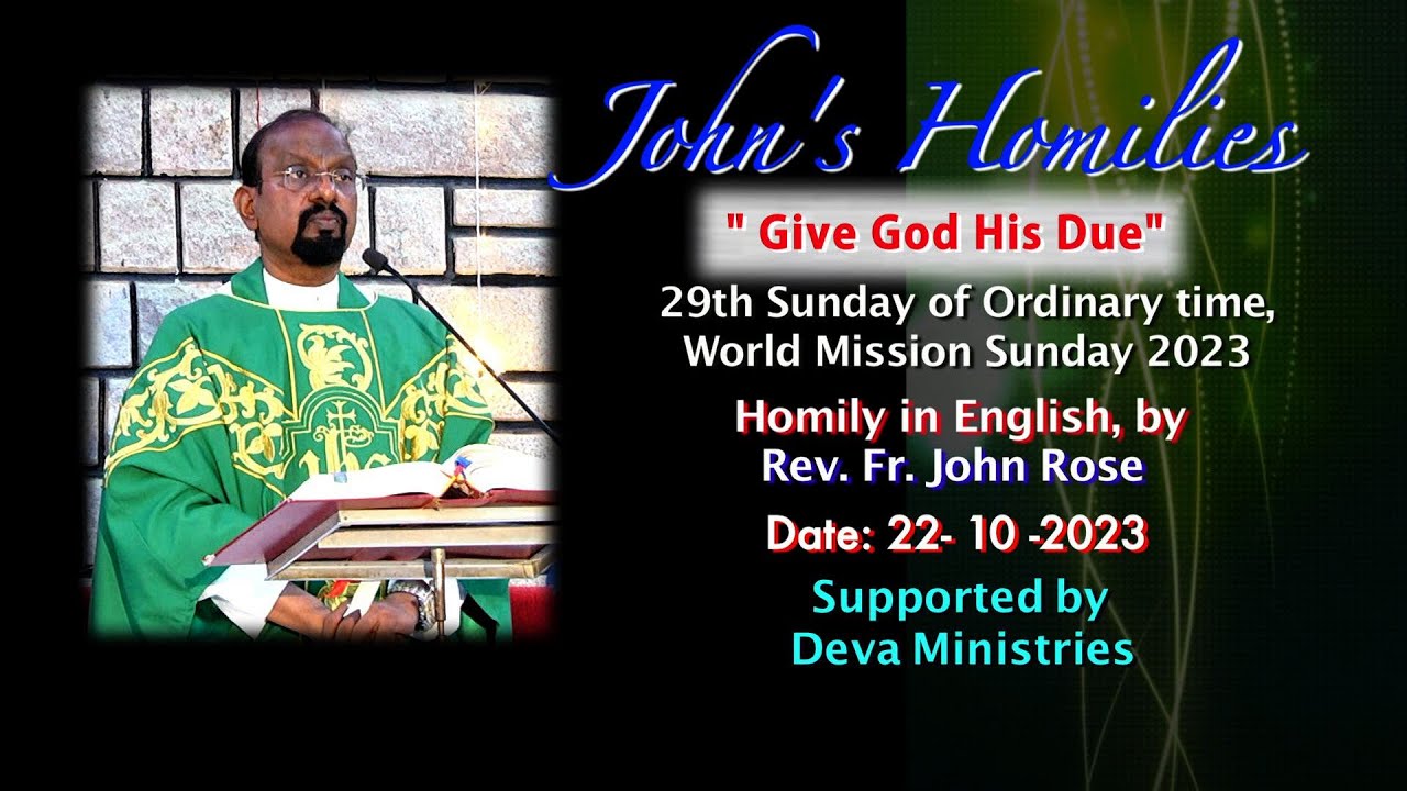 John's Homily, Theme: 