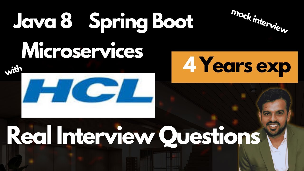 Собеседование по Spring Boot (HCL Java) || 4 года опыта