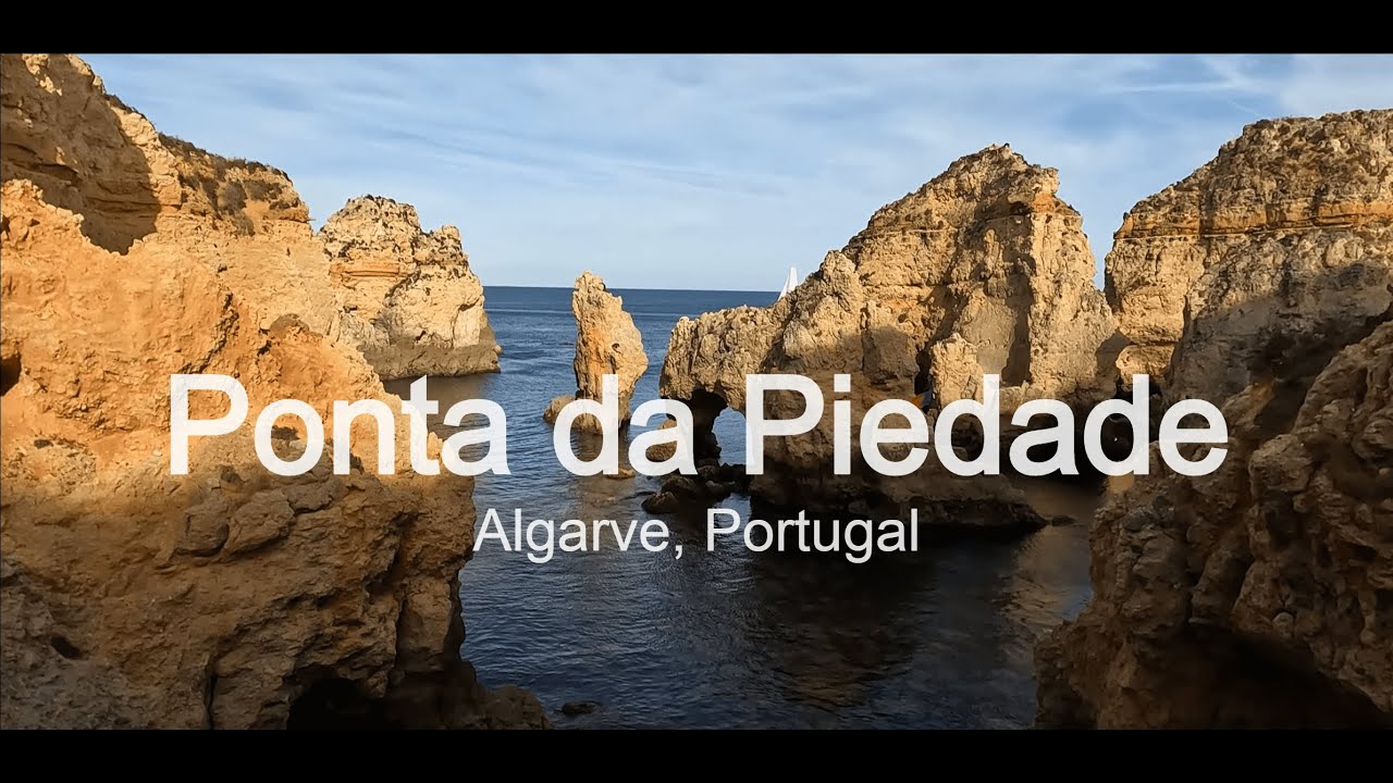 Ponta da Piedade, walking tour [4K]