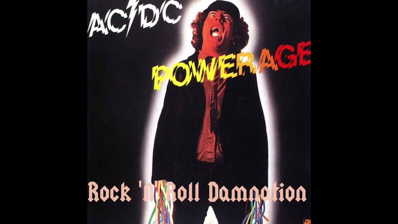 ACDC - ROCK N ROLL DAMNATION Guitar Backing Track with Original Vocals