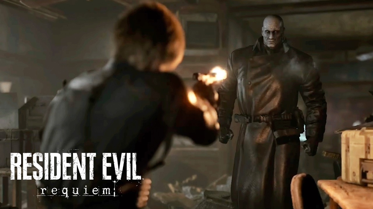 RESIDENT EVIL REQUIEM #11: Mister X, Lickers e Leon quase virando zumbi!