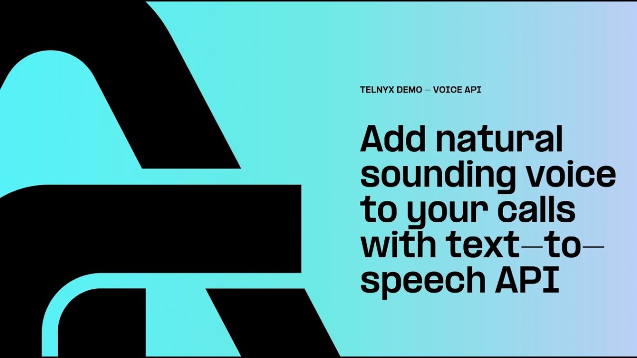 Add Natural Sounding Voice To Your Calls With Text-To-Speech API