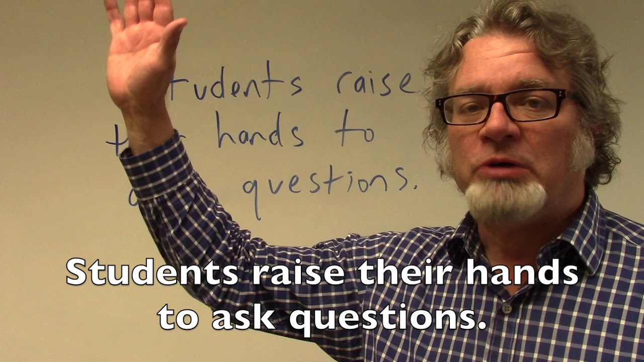 asking questions in class