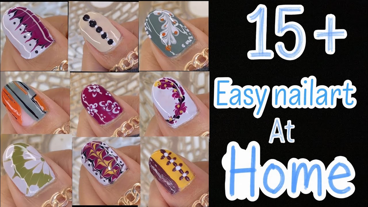 15simple nailart idea’s for beginners 💅🌸 #pragatinails06 #nailart #viral @Pragatisinghup67 #youtube 