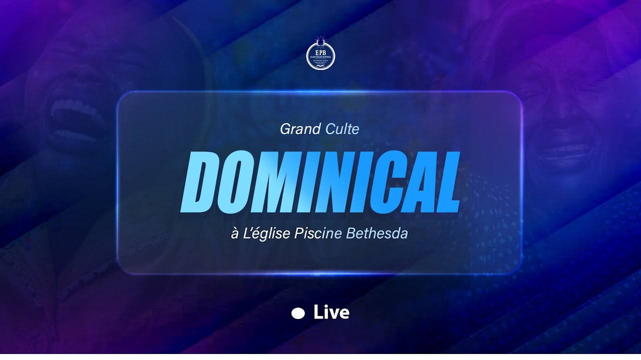 CULTE DOMINICAL DU 15 MARS 2026 EN DIRECT DE L'EGLISE PISCINE BETHESDA BUKAVU