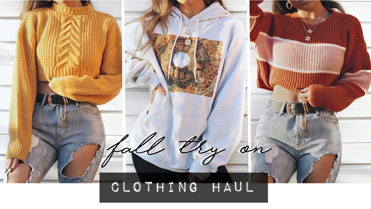 FALL TRY ON CLOTHING HAUL! AUTUMN 2018