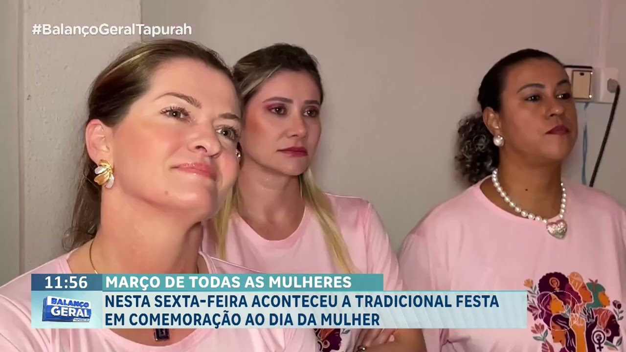 Nesta sexta-feira aconteceu a tradicional festa em comemoração ao dia da mulher.