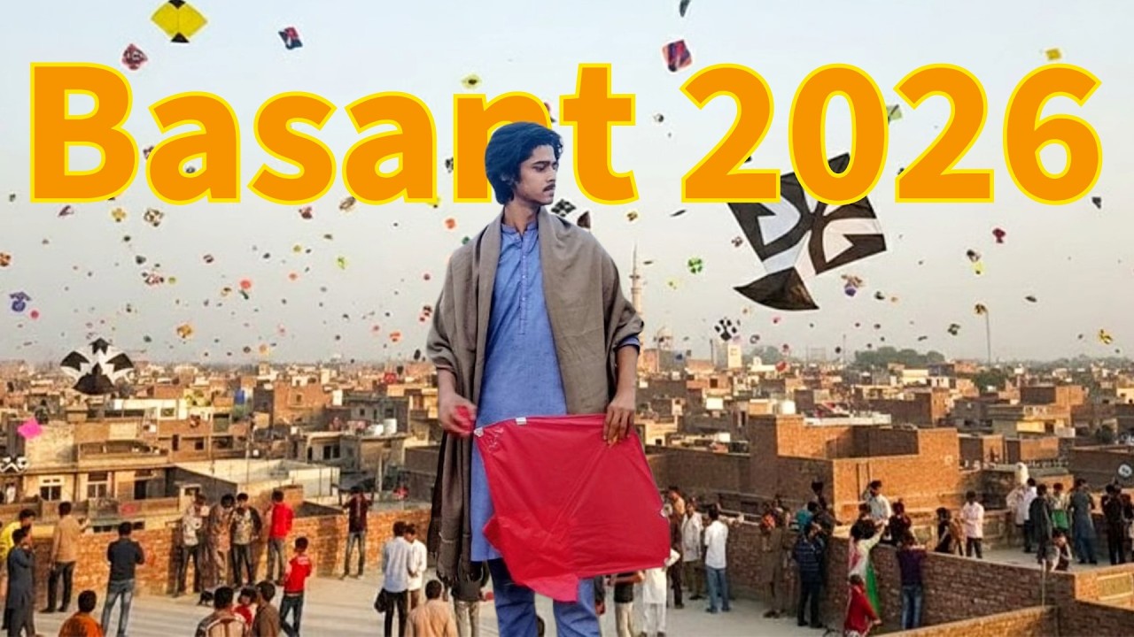 Basant 2026 in Lahore | My First Ever Basant Experience 🪁💛