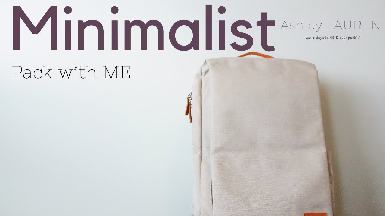 14: TRAVELING with LESS ⋆✈︎ ✈️  4 day TRIP in ONE backpack  🛫 minimalist PACK WITH ME