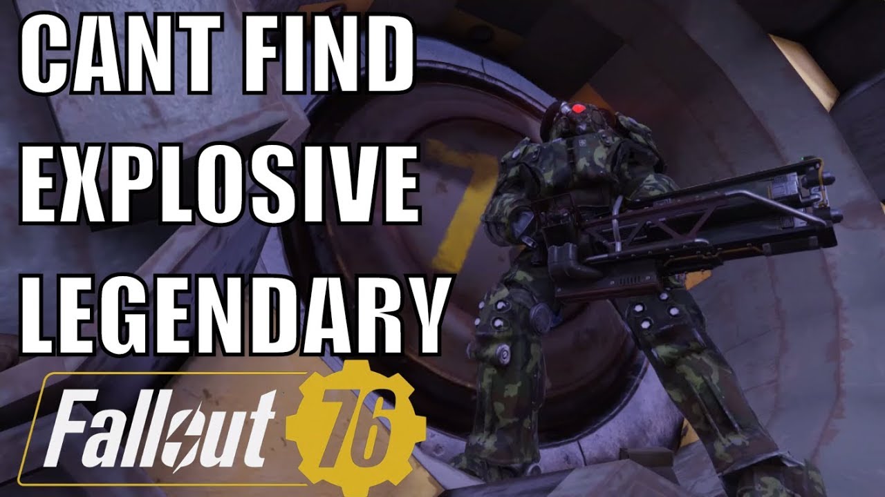 Fallout 76: Can't find Explosive Legendary Shotgun? Did You Miss Your Explosive Legendary Weapon?