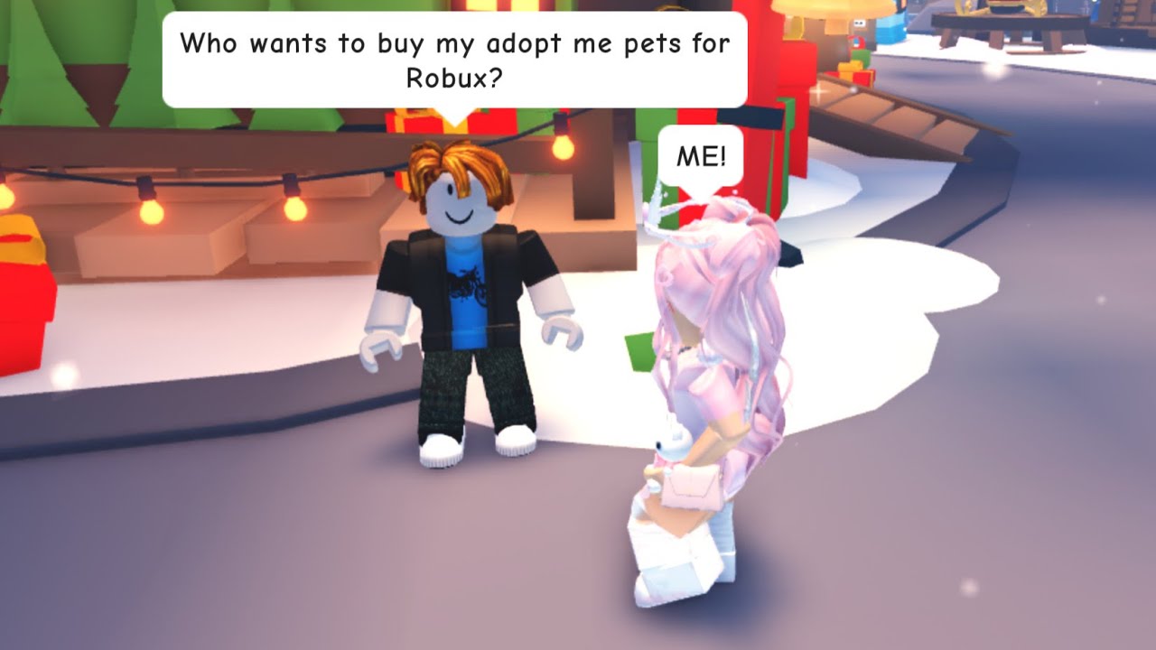 Buying Adopt Me Pets From A Scammer, Then Telling Them I Actually Got It!  😂