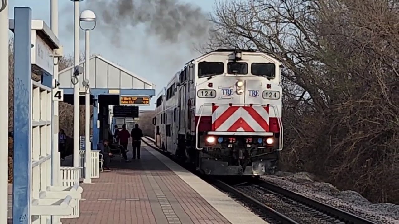 Railfanning Tour: Trinity Railway Express, Bell Station, DFW, TX, 2/17/2026