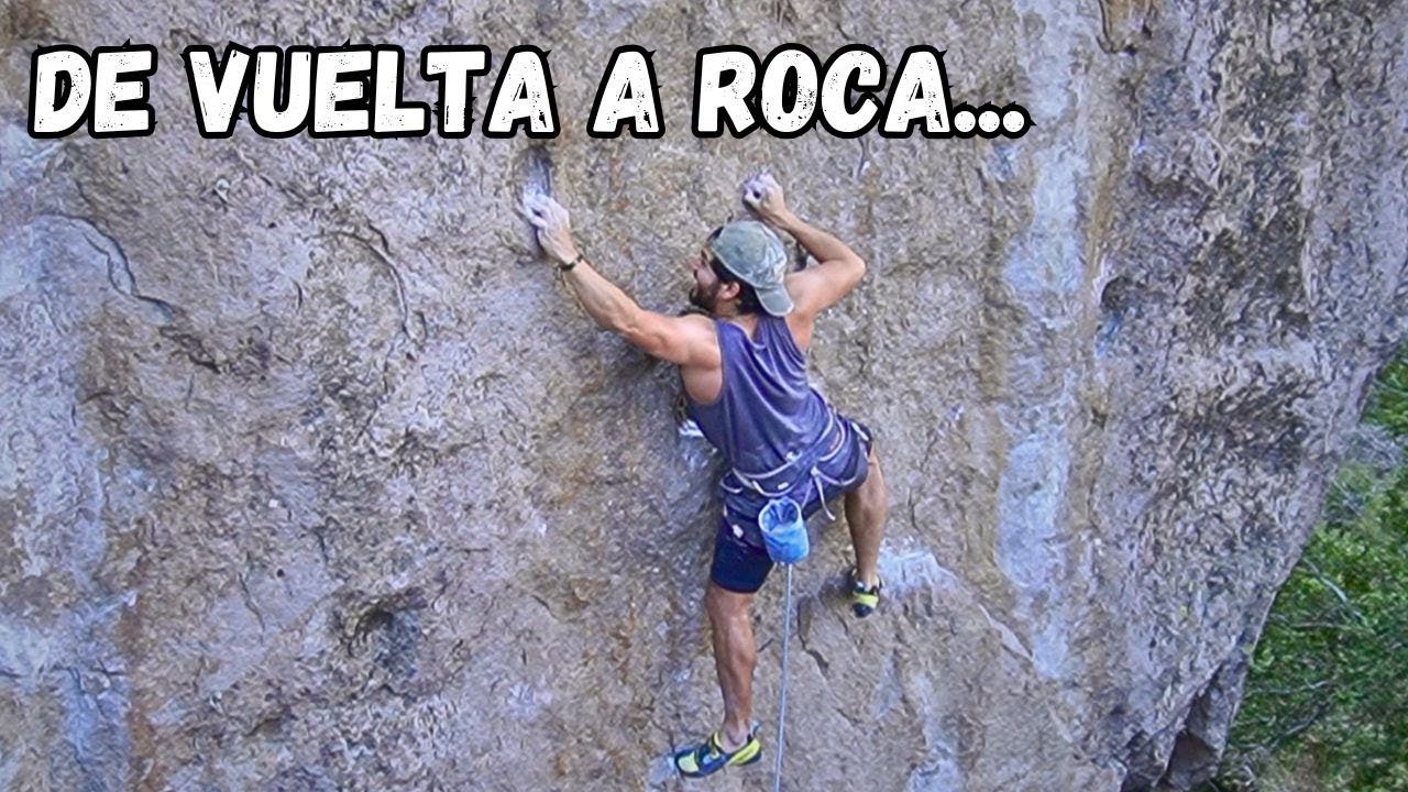 Intento escalar en roca un 11c (6c+) DESPUÉS DE 3 MESES