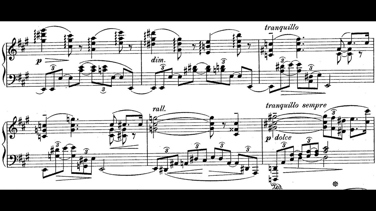 Max von Schillings - 4 Klavierstücke, Op.36 No. 1 - Helldunkel