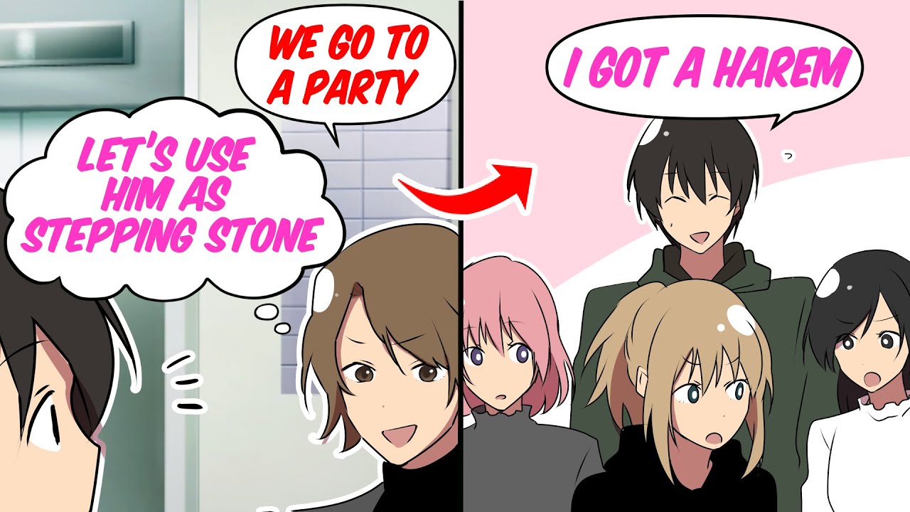 【Manga dub】I got invited to the matchmaking party by a bully guy but I somehow got a Harem 【Romcom】