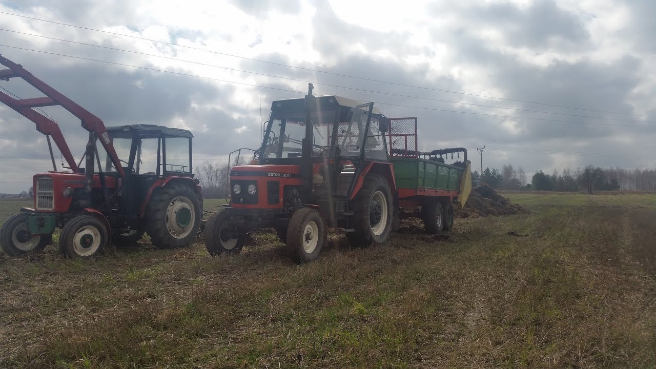 Vlog#7 Wozenie obornika pod Jeczmien/ Zetor 5211/Ursus C-330
