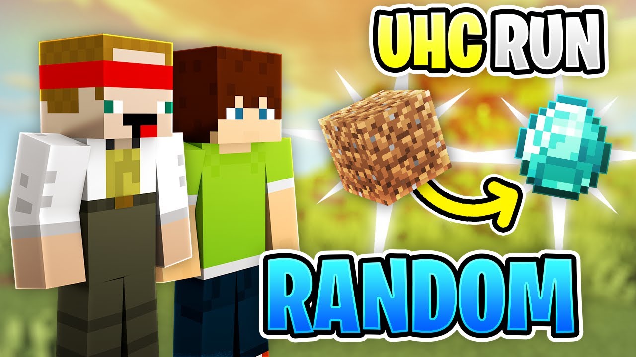UHC Run, ale dropy jsou RANDOM