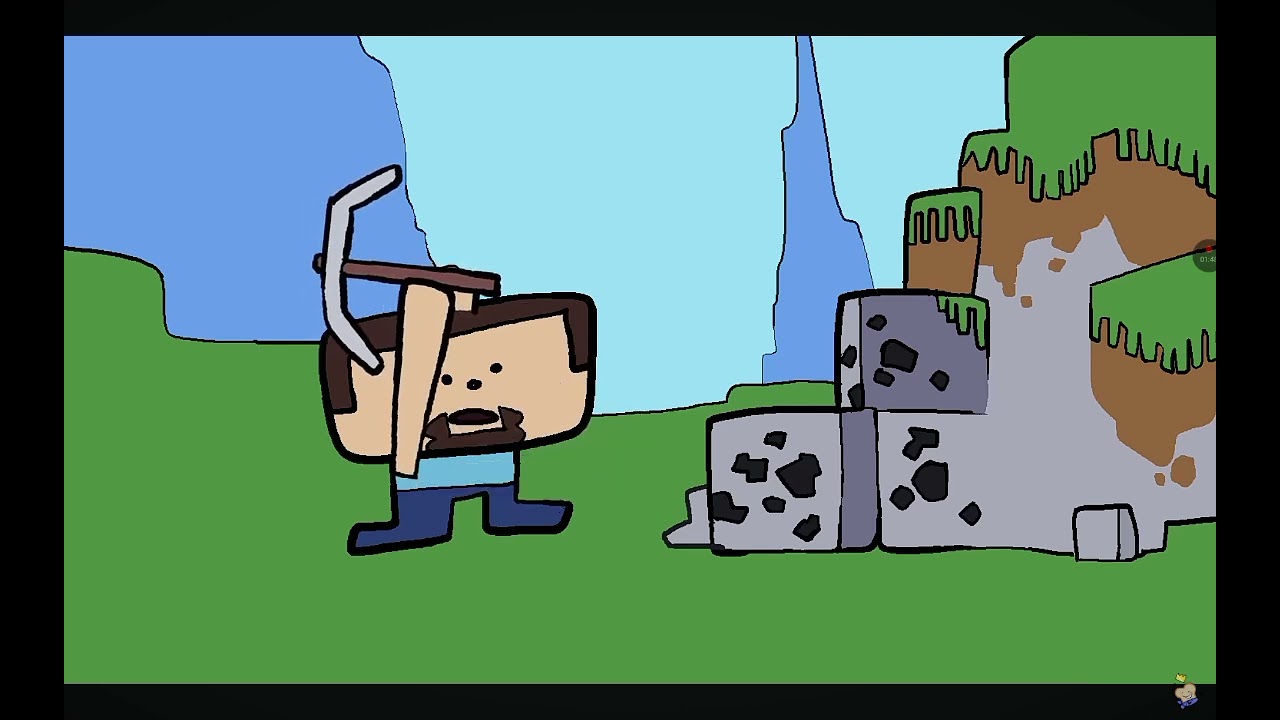 Смотрим minecraft анимацию часть первая 
