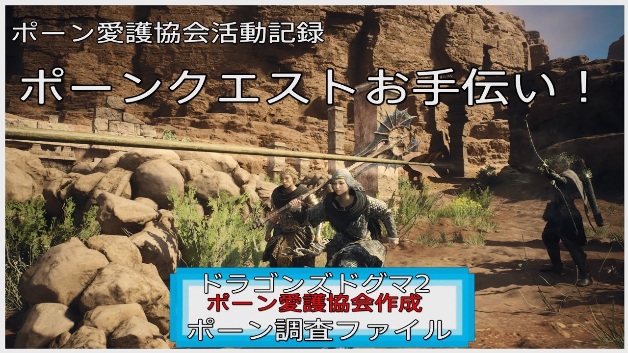 ドラゴンズドグマ2-ポーン愛護協会活動記録-