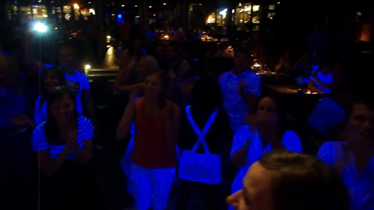 A party in a nightclub in Palanga, Lithuania