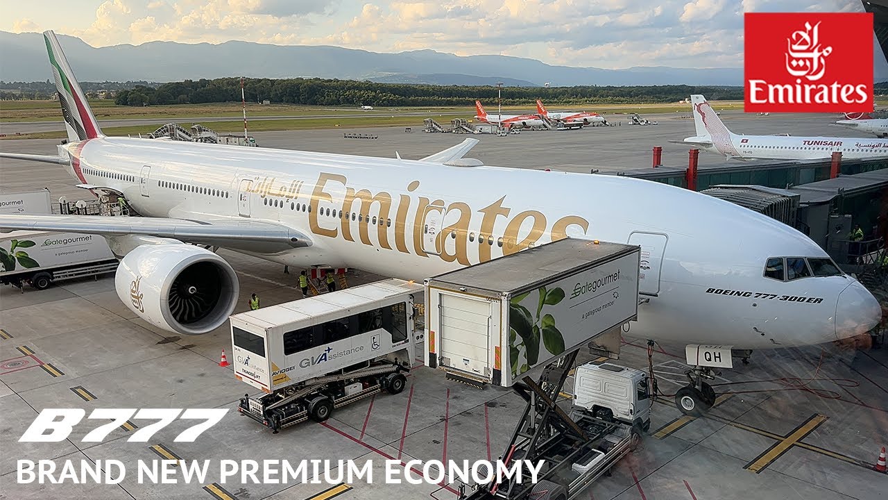 FIRST FLIGHT 🇦🇪 Dubai DXB - Geneva GVA 🇨🇭 BRAND NEW PREMIUM ECONOMY Emirates 777-300ER FLIGHT REPORT