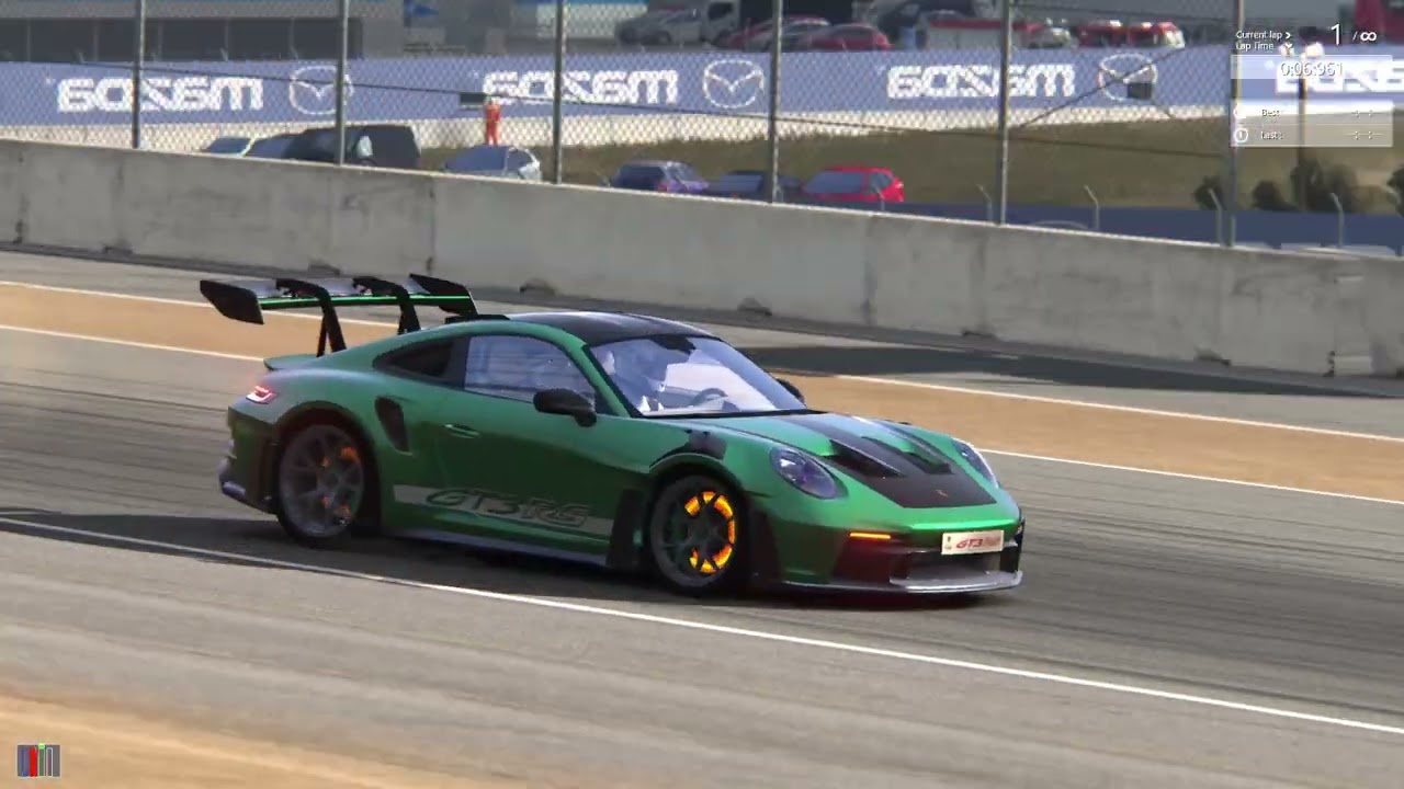 Porsche 911 GT3 RS (992) - Laguna Seca - 1:27.345 - Assetto Corsa