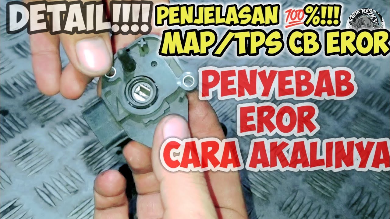 DETAIL PENJELASAN TPS CB 150R EROR DAN CARA AKALINYA/MAP CB150R EROR