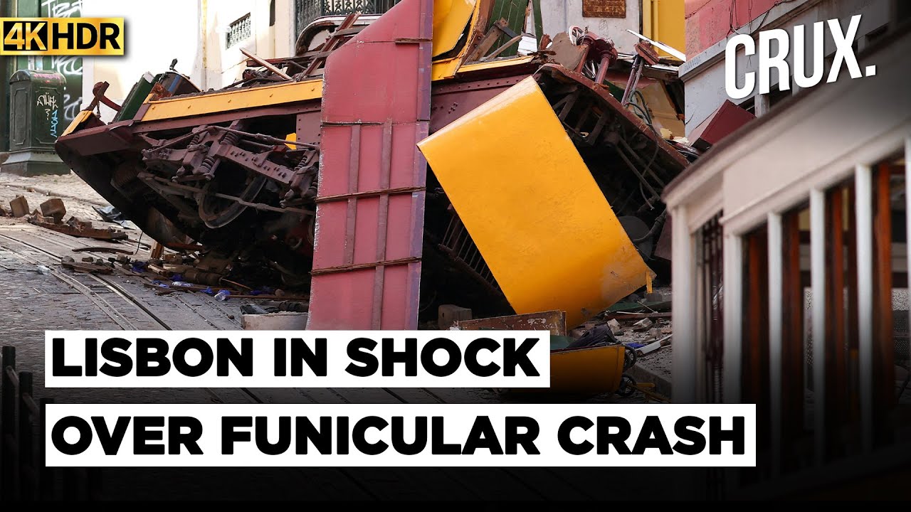 Lisbon Mourns Victims Of Funicular Crash, Did A Loose Cable Lead To Portugal's Biggest Tragedy? | 4K