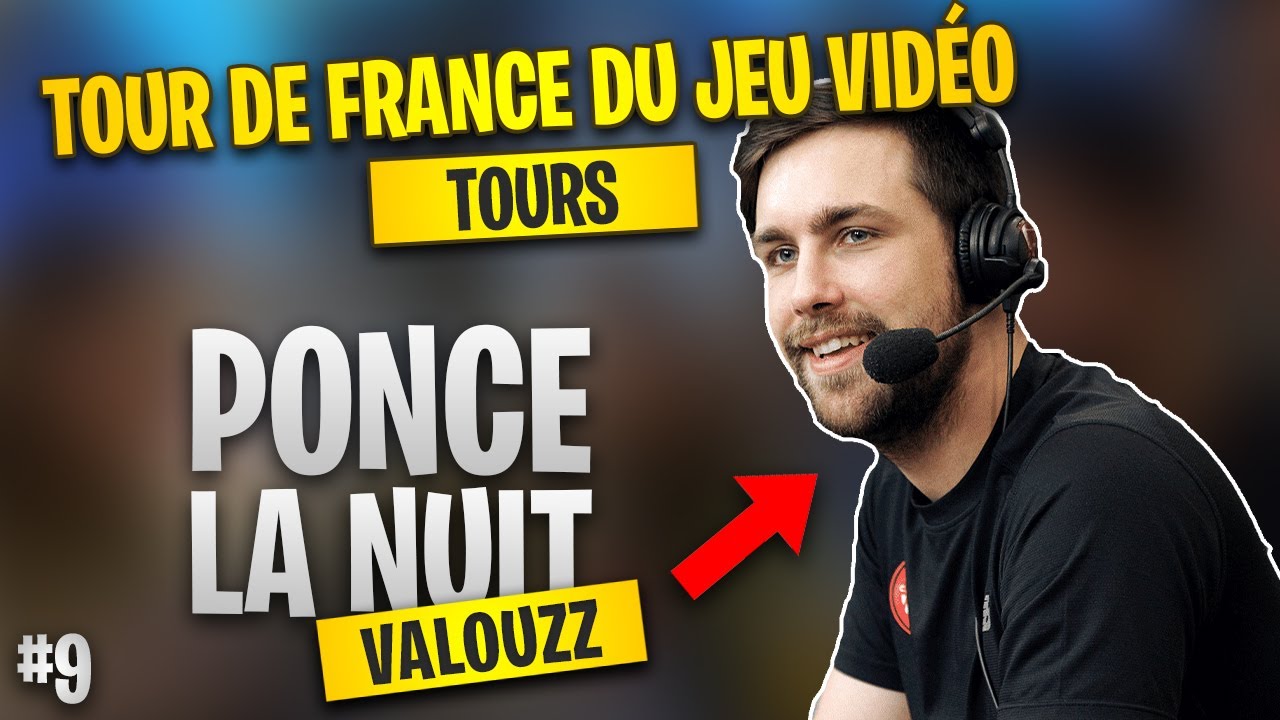 PONCE LA NUIT avec VALOUZZ - TOUR DE FRANCE DU JEU VIDEO avec RIVENZI
