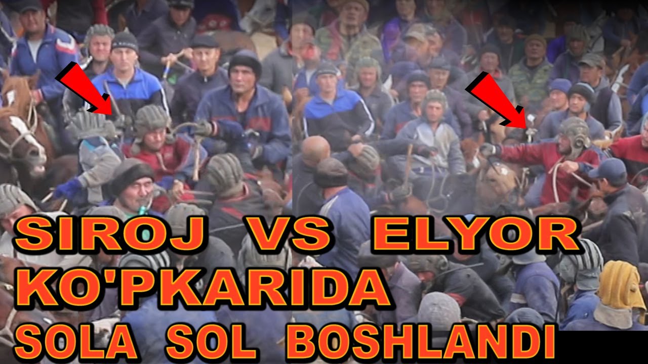 SIROJ  VS  ELYOR  JANJAL  NIMADAN CHIQDI