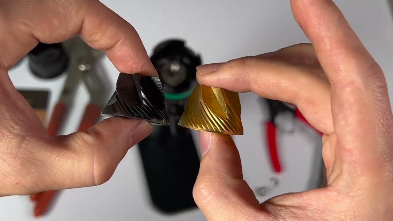 How to put Kinu Pour Over Burrs into a DM47