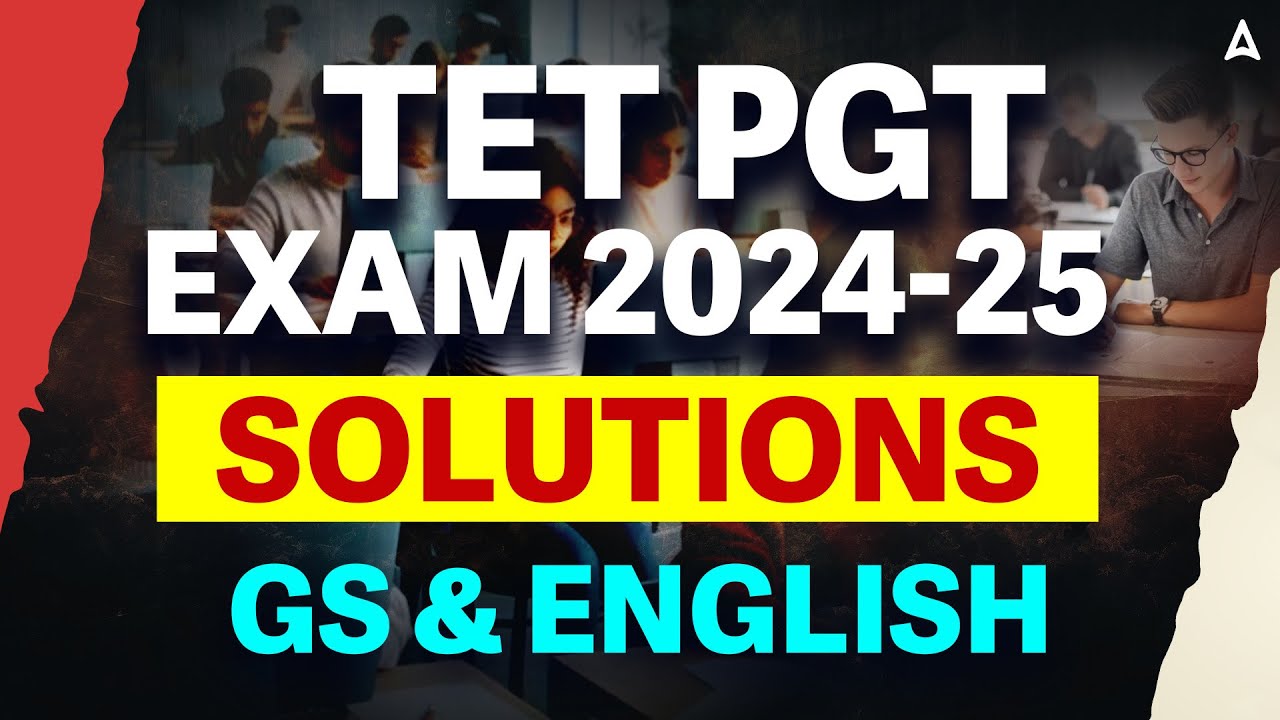 Assam TET 2025 | Assam TET English & GS Question Paper 2024 | Assam TET PGT Answer Key